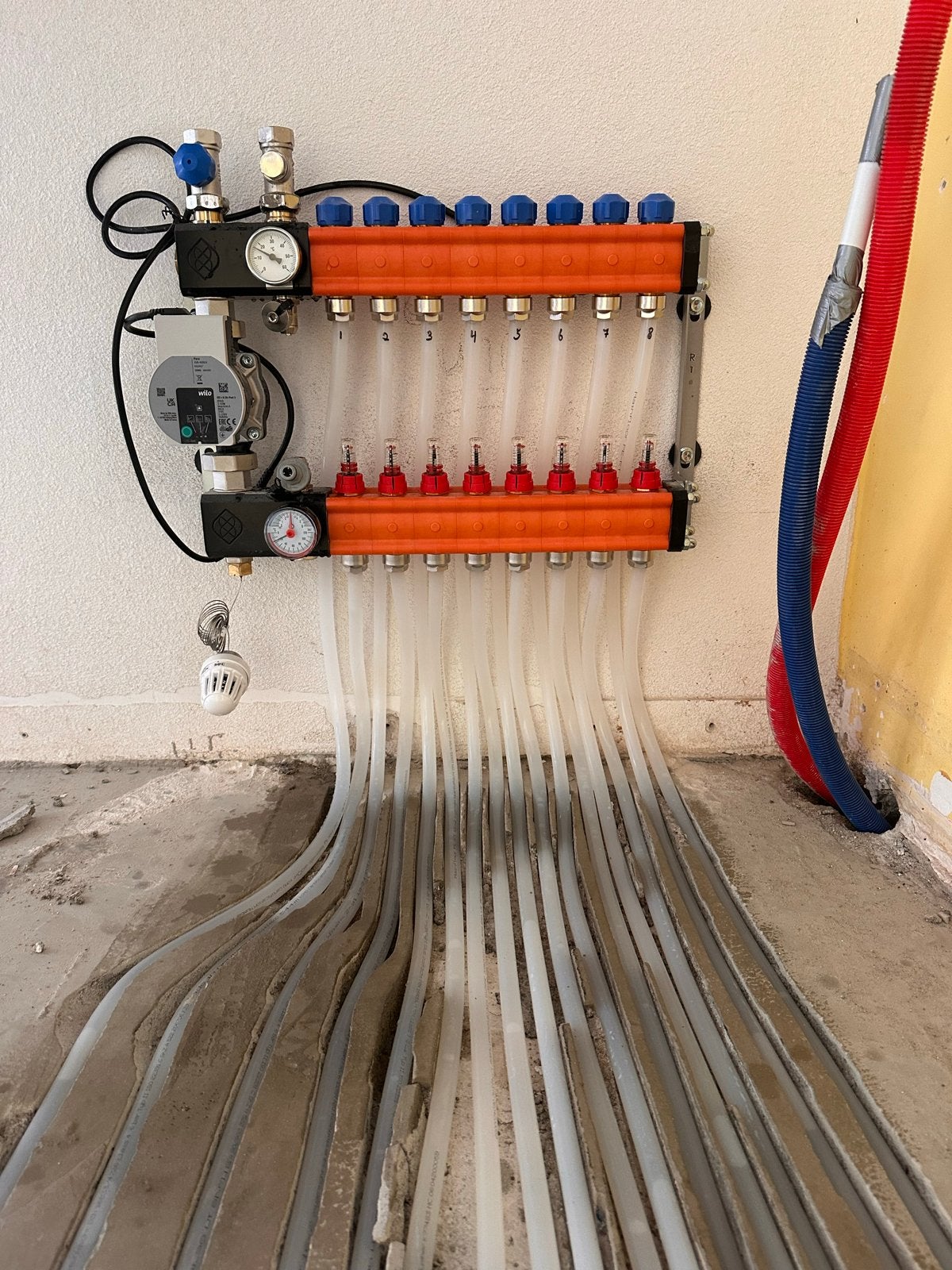 Vloerverwarming frezen, Doe-het-zelf en Verbouw, Ophalen of Verzenden