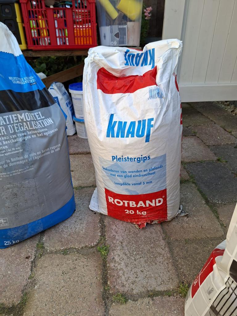 Knauf Rotband Pleistergips 20 kg - Glad Eindresultaat, Ophalen, Nieuw, Overige typen