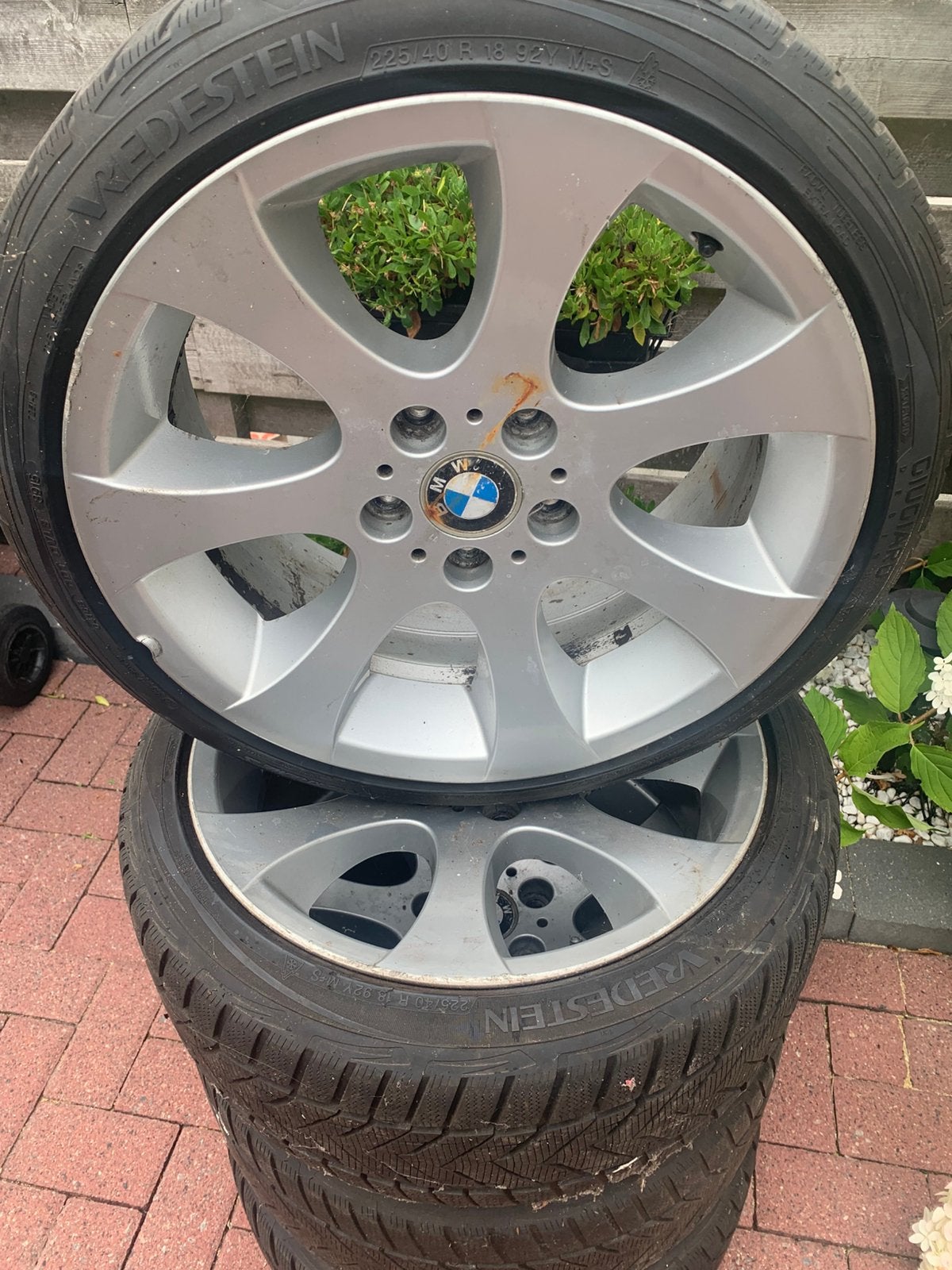 BMW winterbanden, Auto-onderdelen, Banden en Velgen, Ophalen, 18 inch, Banden en Velgen, All Season