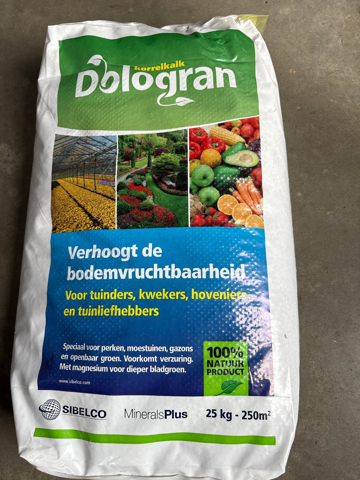 Dologran korrelkalk 25 kg  €12,50 per zak, Ophalen, Overige typen