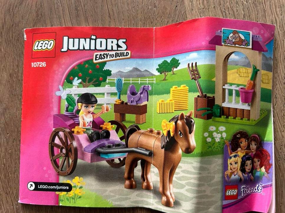 Lego Juniors 10726: Paardenkoets met stal, Ophalen of Verzenden, Zo goed als nieuw, Complete set, Lego