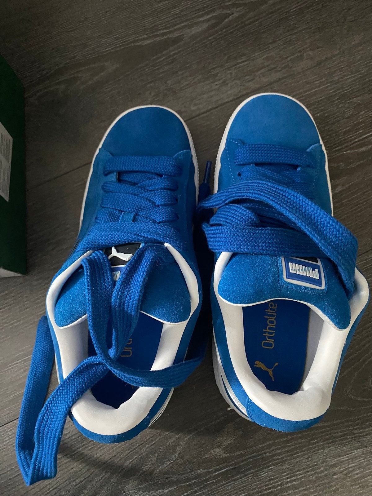 Zgan blauwe dames  sneaker van Puma maat 40, Ophalen of Verzenden, Zo goed als nieuw, Blauw, Sneakers of Gympen