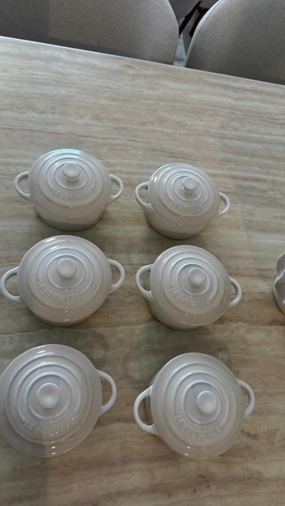 Le creuset mini ovenpannen schalen 6x nieuw, Ophalen of Verzenden, Nieuw