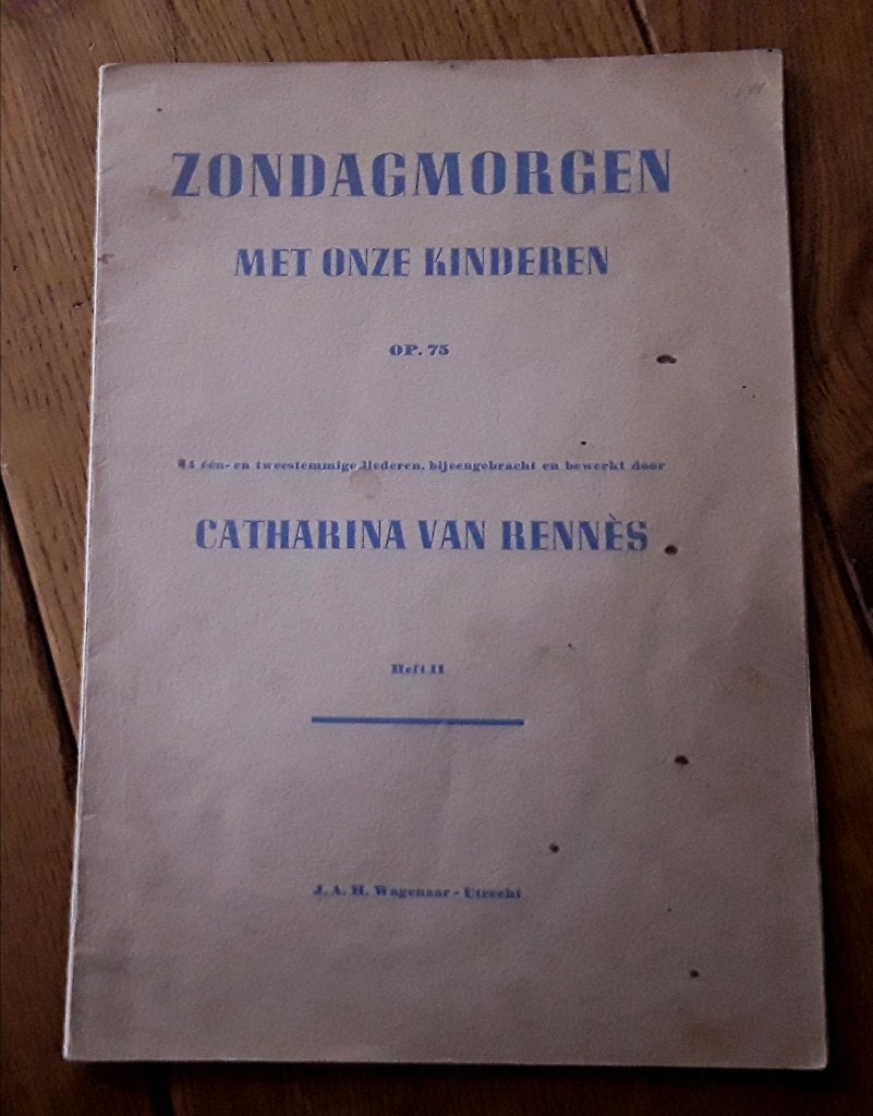 Zondagmorgen met onze kinderen - één- en tweestemmige lieder, Muziek en Instrumenten, Bladmuziek, Gebruikt, Overige genres, Zang