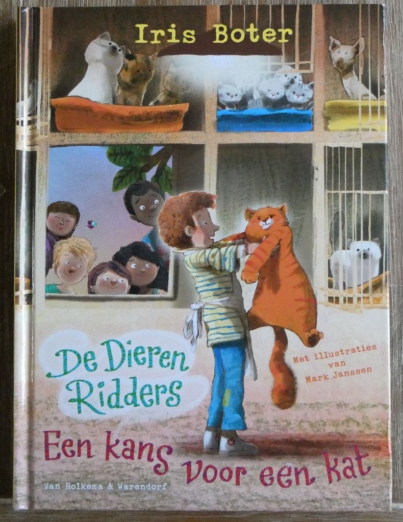 De dierenridders - Een kans voor een kat - Iris Boter, Ophalen of Verzenden, Zo goed als nieuw, Iris Boter, Fictie algemeen