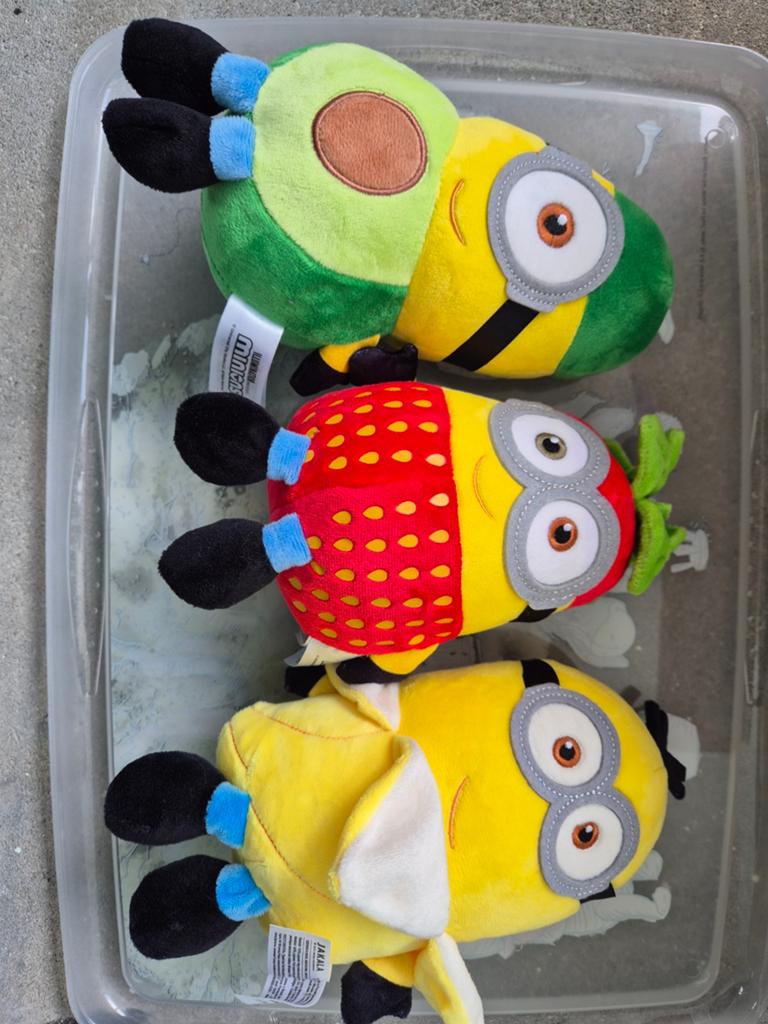 Minions knuffels - set van 3 (nieuw), Overige merken, Nieuw, Ophalen of Verzenden, Met label