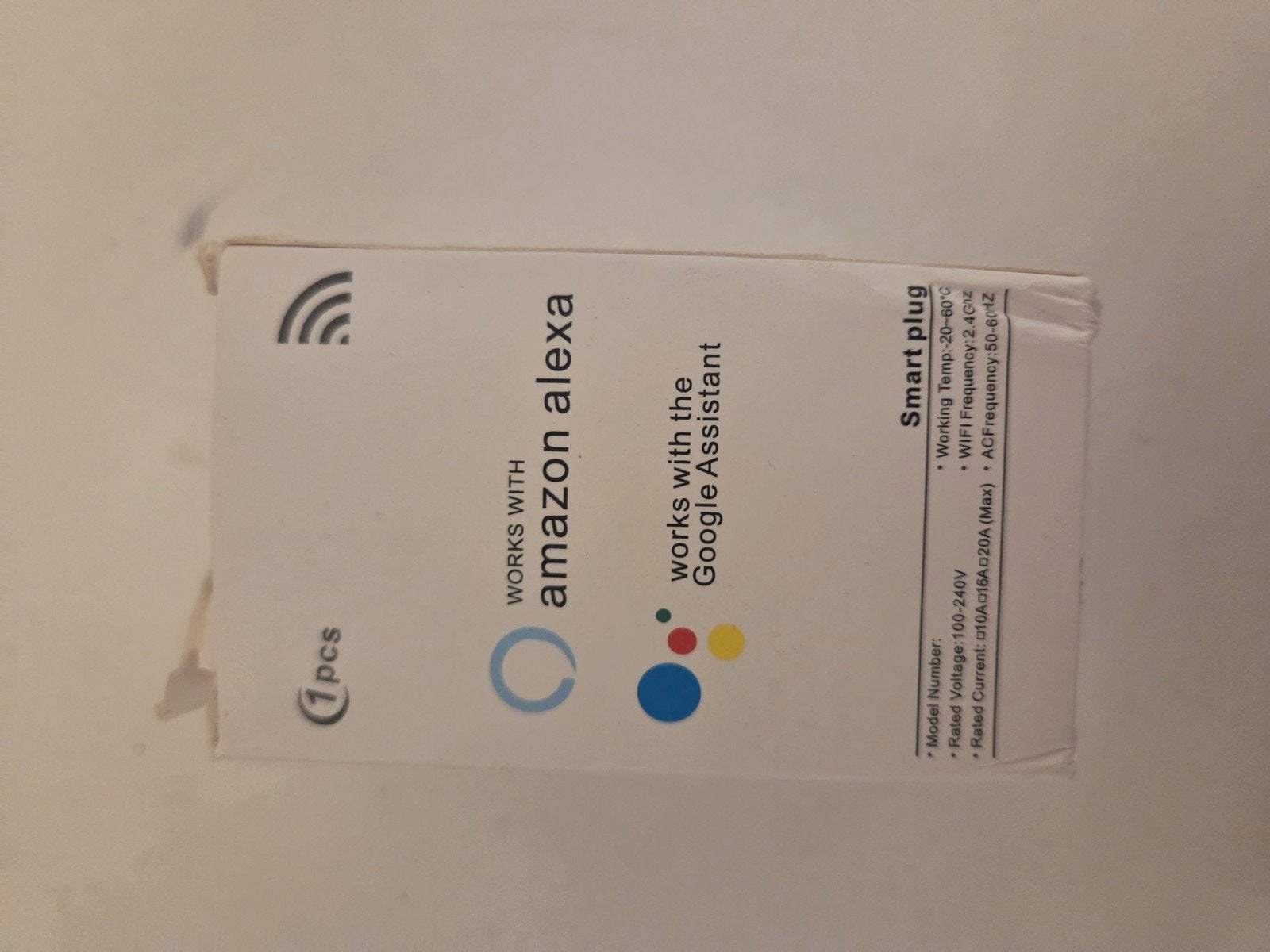 Smart Plug - Werkt met Amazon Alexa en Google Assistant, Ophalen of Verzenden, Zo goed als nieuw, Overige merken, Stekker