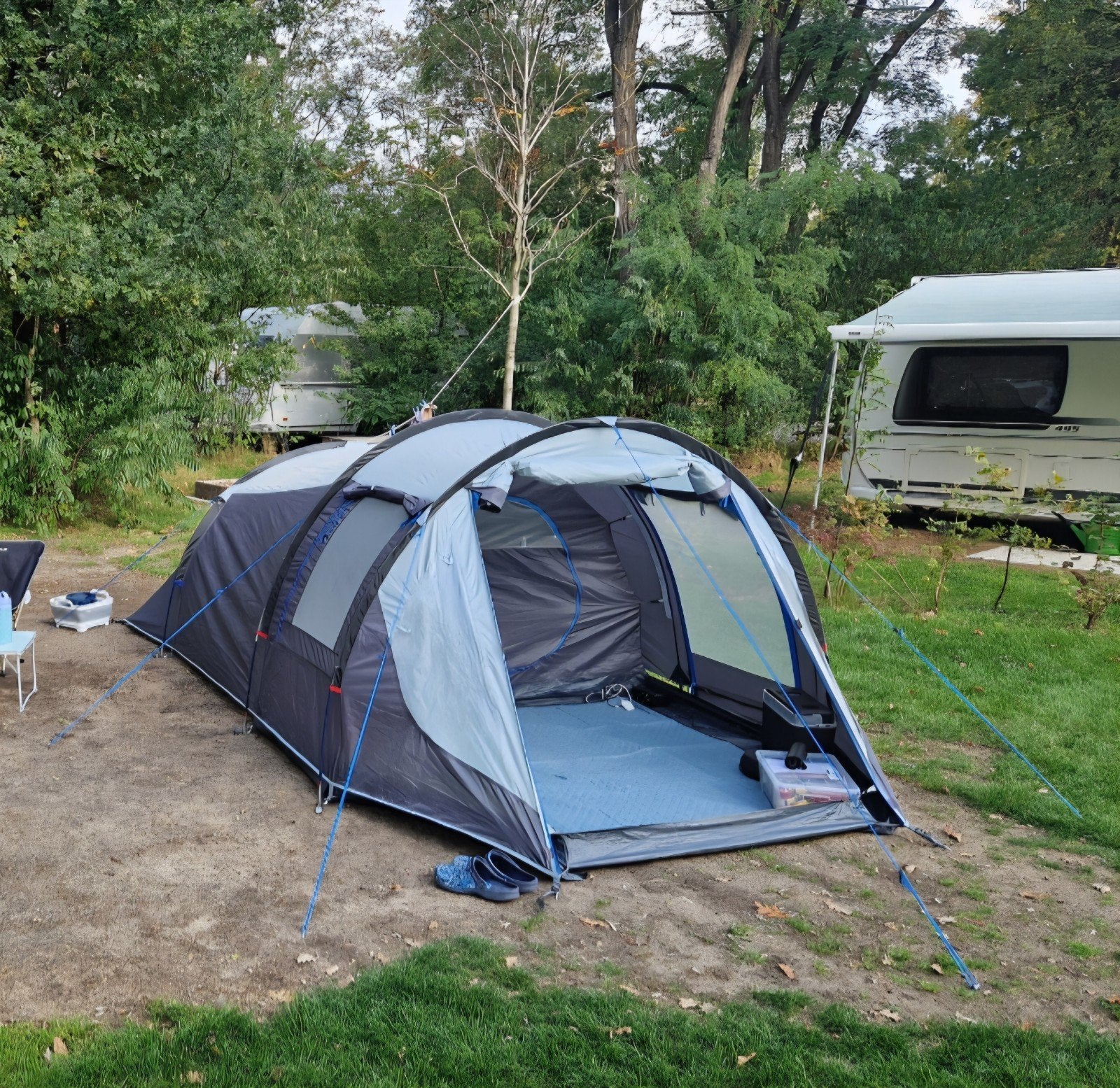 Safarica Blackhawk 220 tunneltent 2/3 personen, Caravans en Kamperen, Tenten, Ophalen, Gebruikt, Tot en met 3