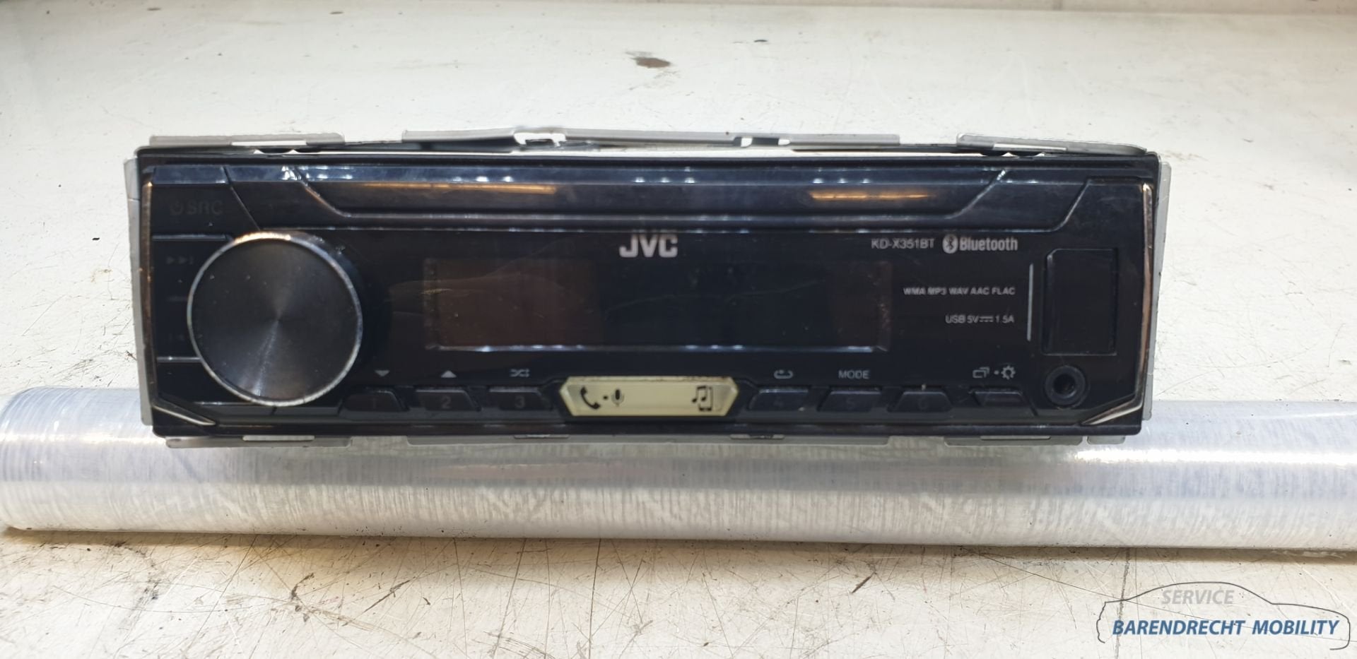 JVC KD-X351BT bluetooth radio origineel gebruikt, Info@fabrikant.eu, Fabrikantstraat 1
1000 AA  Amsterdam, NL, Ophalen of Verzenden