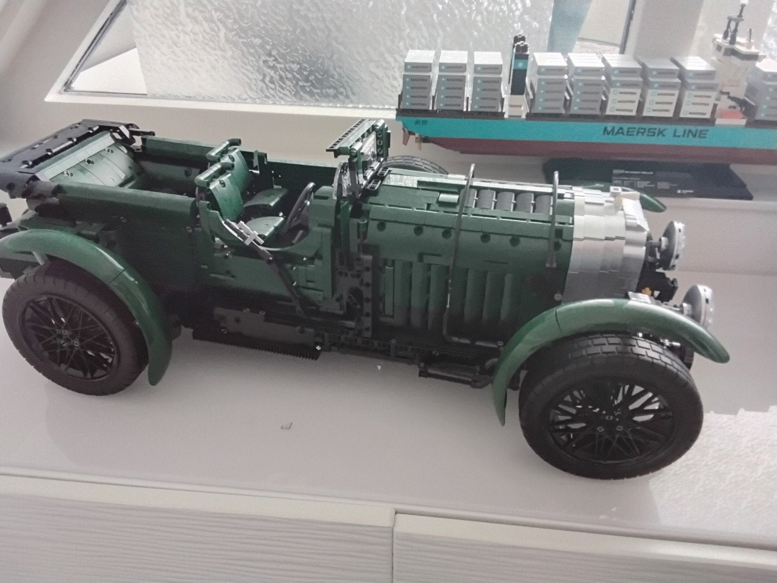 Mould King 13191 Oldtimer auto - Gebouwd met doos en boekje, Ophalen, Zo goed als nieuw, Auto, Overige merken