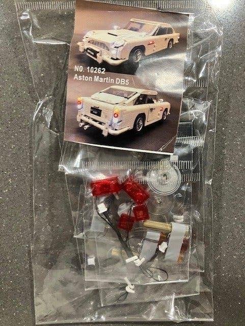 Verlichting voor Lego 10262 Aston Martin DBS, Ophalen of Verzenden, Nieuw, Compleet, Complete set