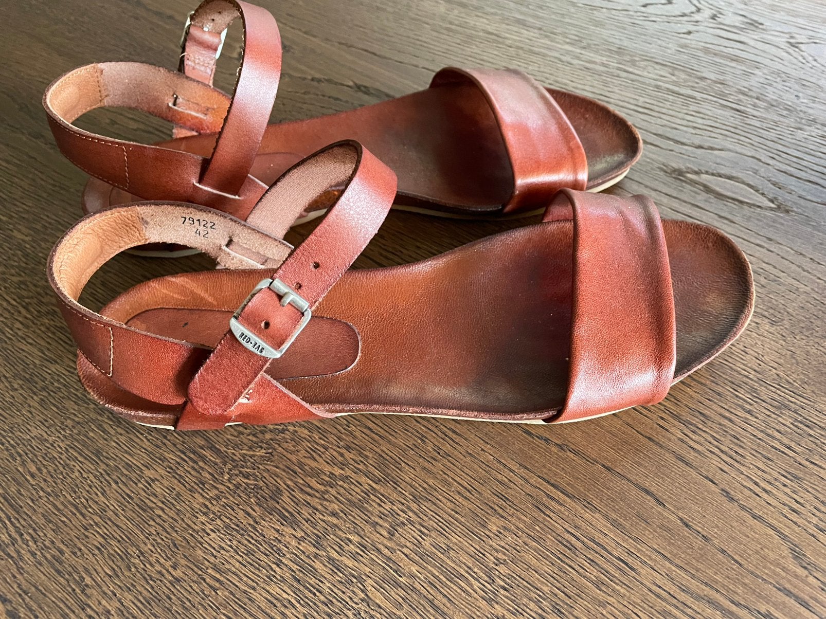 Red-Rag sandalen cognac maat 42, Ophalen of Verzenden, Zo goed als nieuw, Schoentjes