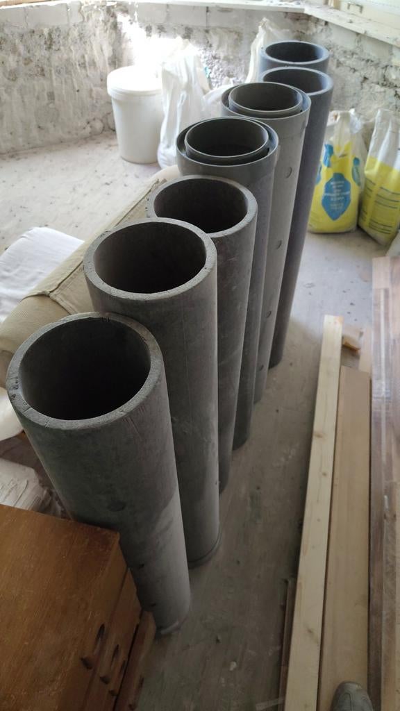 Burgerhout Hybalans Plus WTW kanalen diameter 160mm, Ophalen, Pvc, Minder dan 2 meter, 80 mm of meer