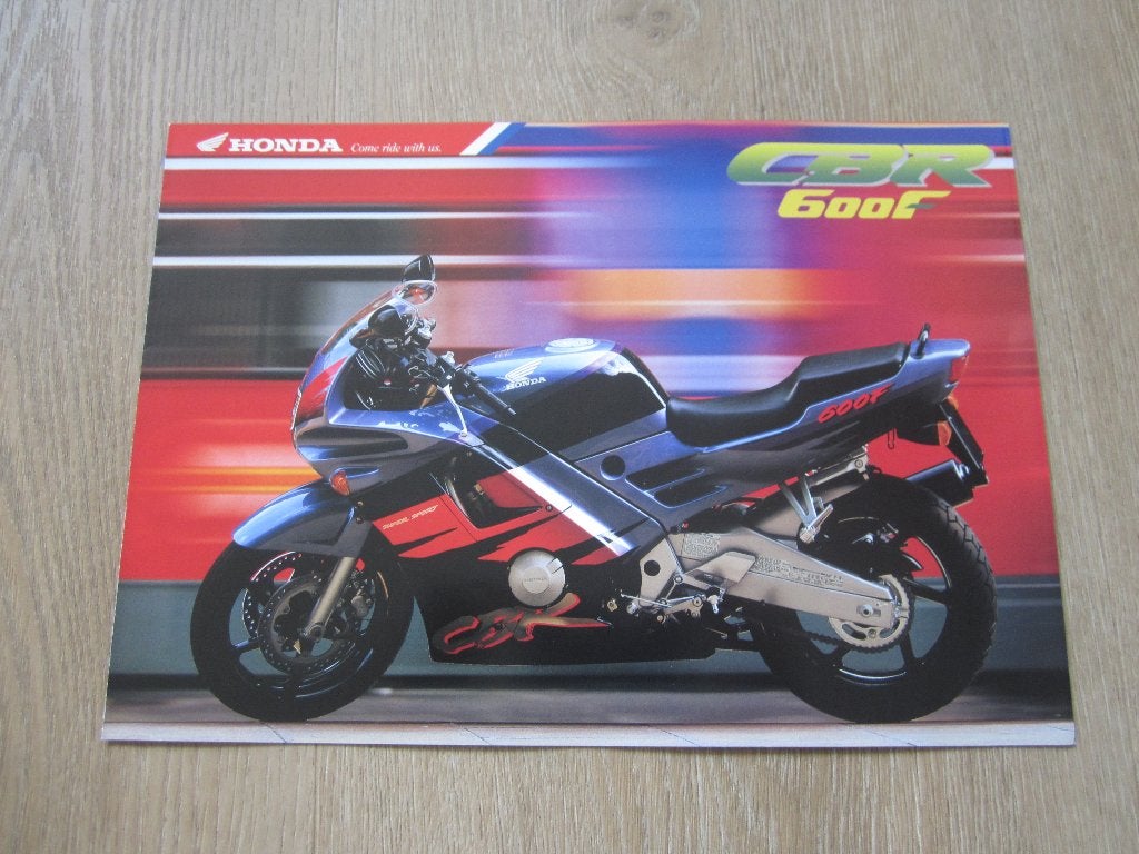 Honda CBR 600 F brochure folder 1993 1994, Ophalen of Verzenden, Honda