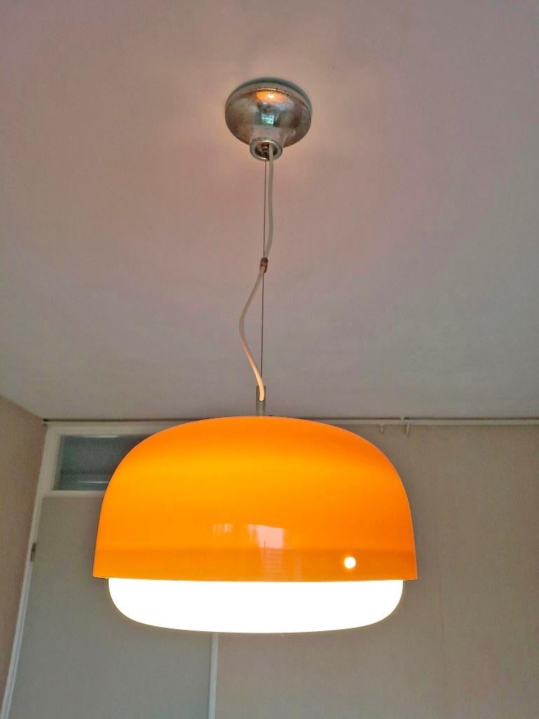 Vintage Medusa hanglamp van Luigi Massoni voor Guzzini, Ophalen, Overige materialen, Vintage, Zo goed als nieuw