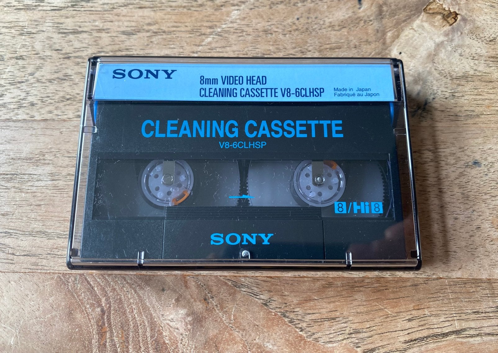 Sony cleaning cassette 8mm, Ophalen of Verzenden, Gebruikt, Overige genres, 1 bandje