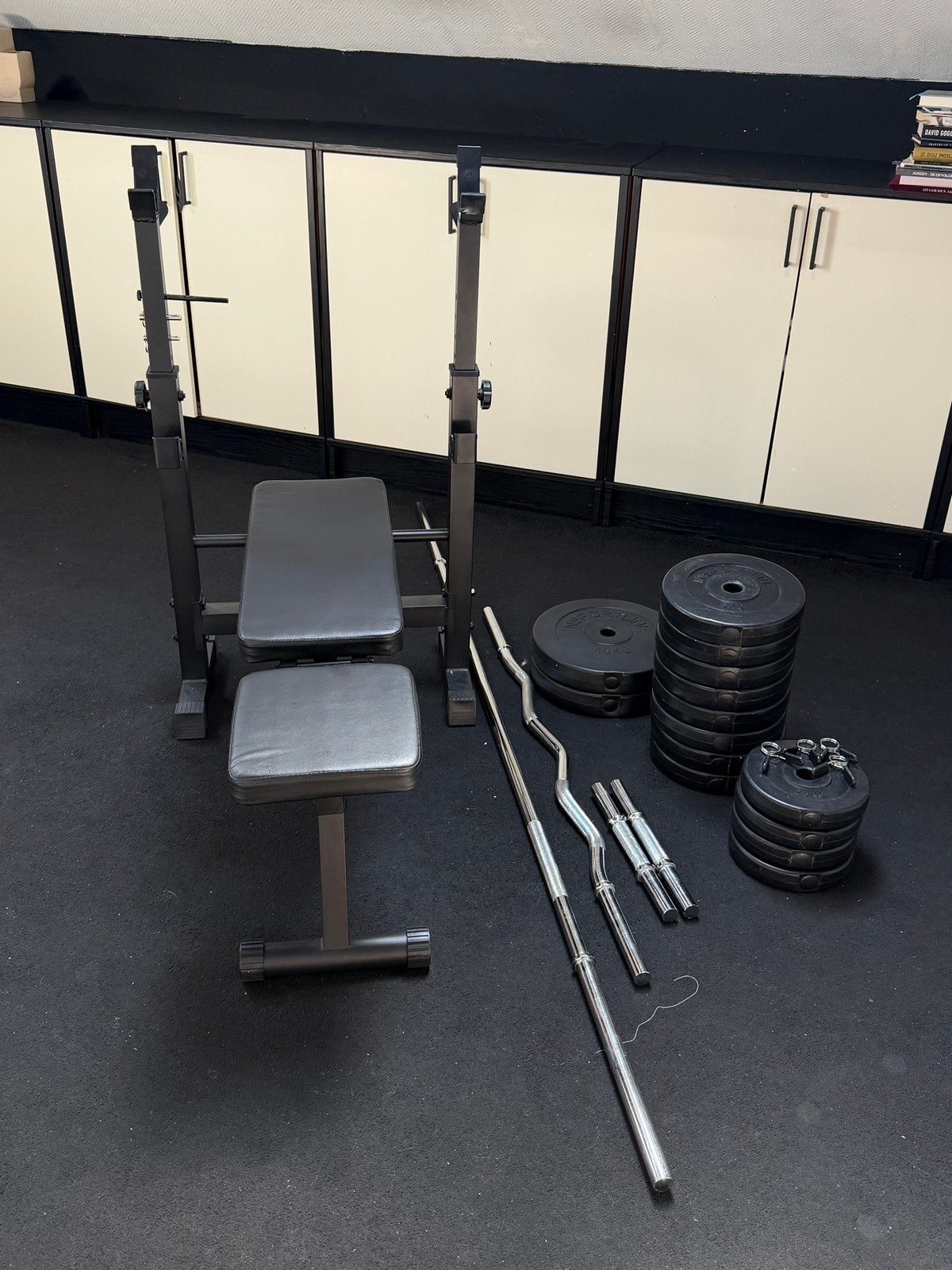 Complete home gym set incl. cable pulley, Ophalen, Zo goed als nieuw, Overige typen