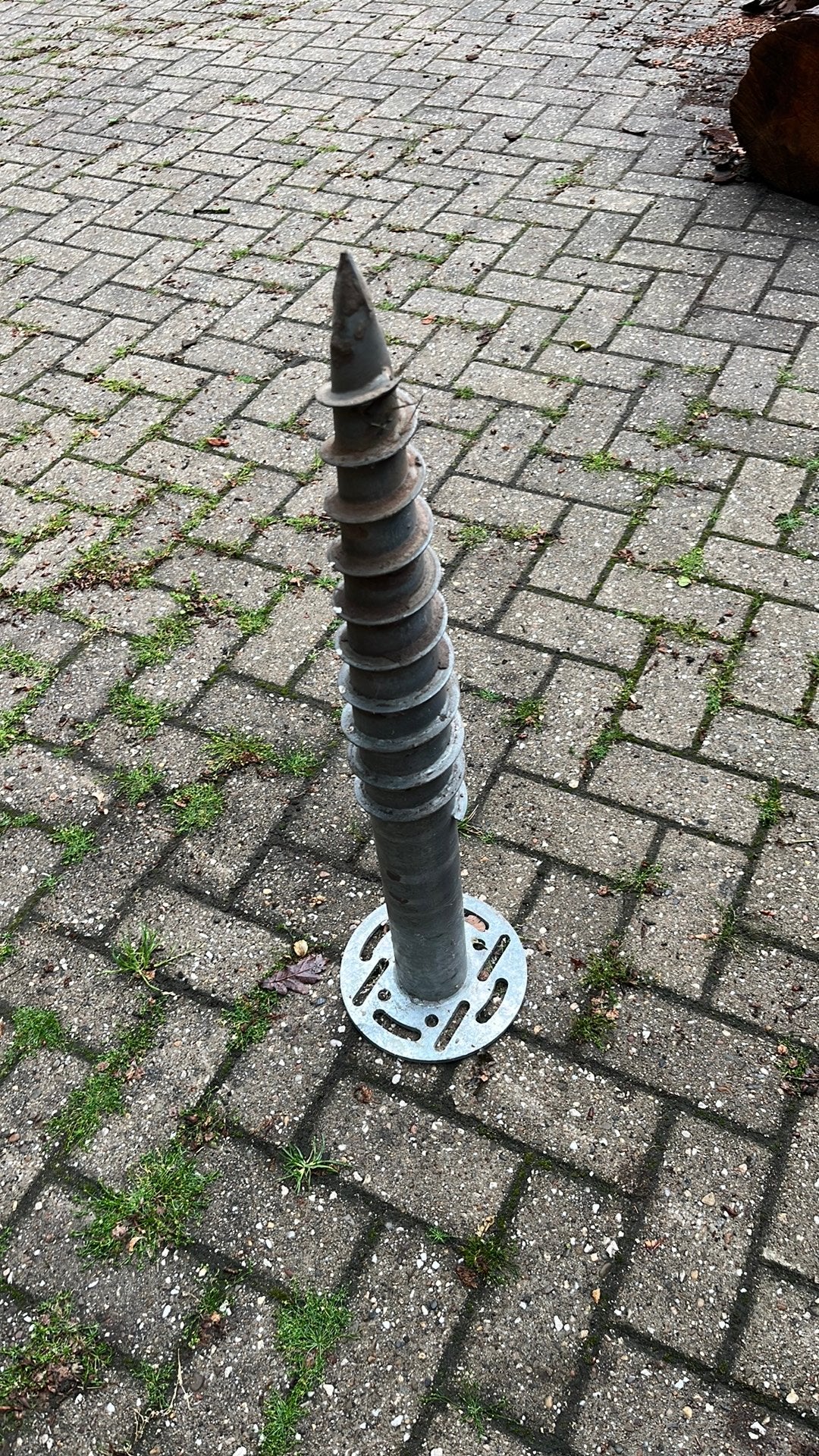 Schroefpaal 80 cm, Ophalen, Nieuw, 50 tot 100 mm, Overige typen