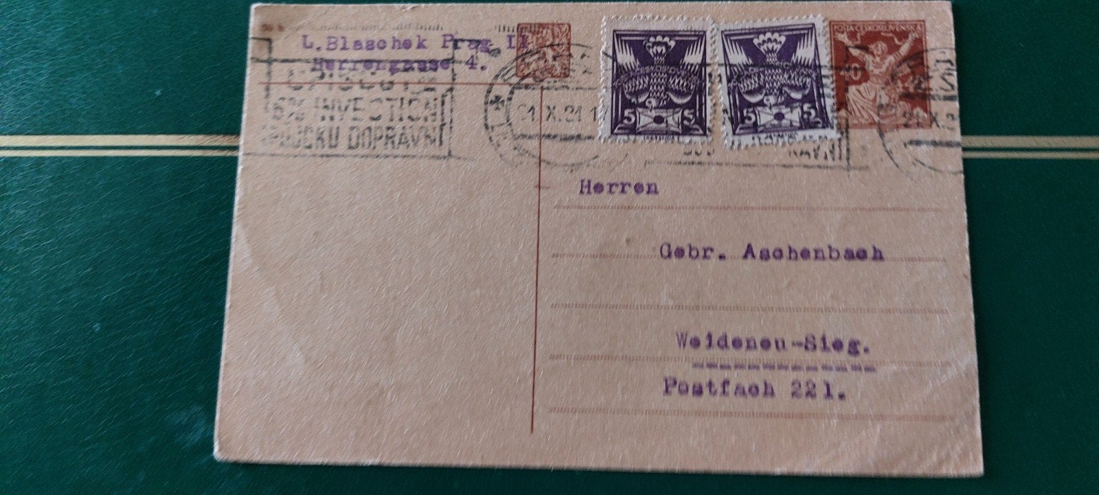 Briefkaart Tsjecho Slowakije, Ophalen of Verzenden, Briefkaart