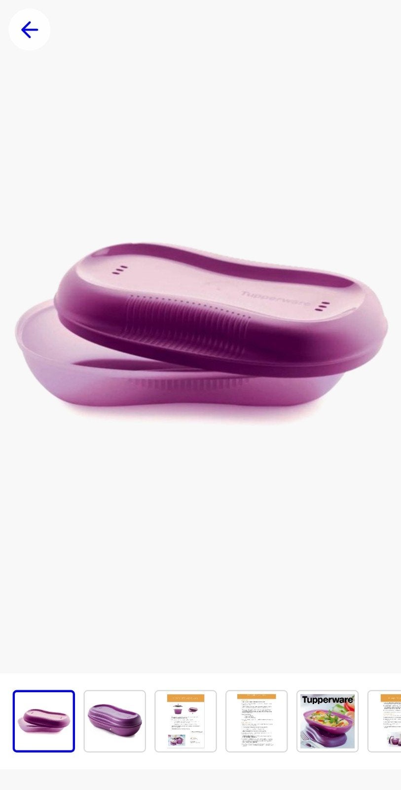 Tupperware Omeletmaker voor Magnetron - Paars, Ophalen, Paars, Overige typen, Zo goed als nieuw