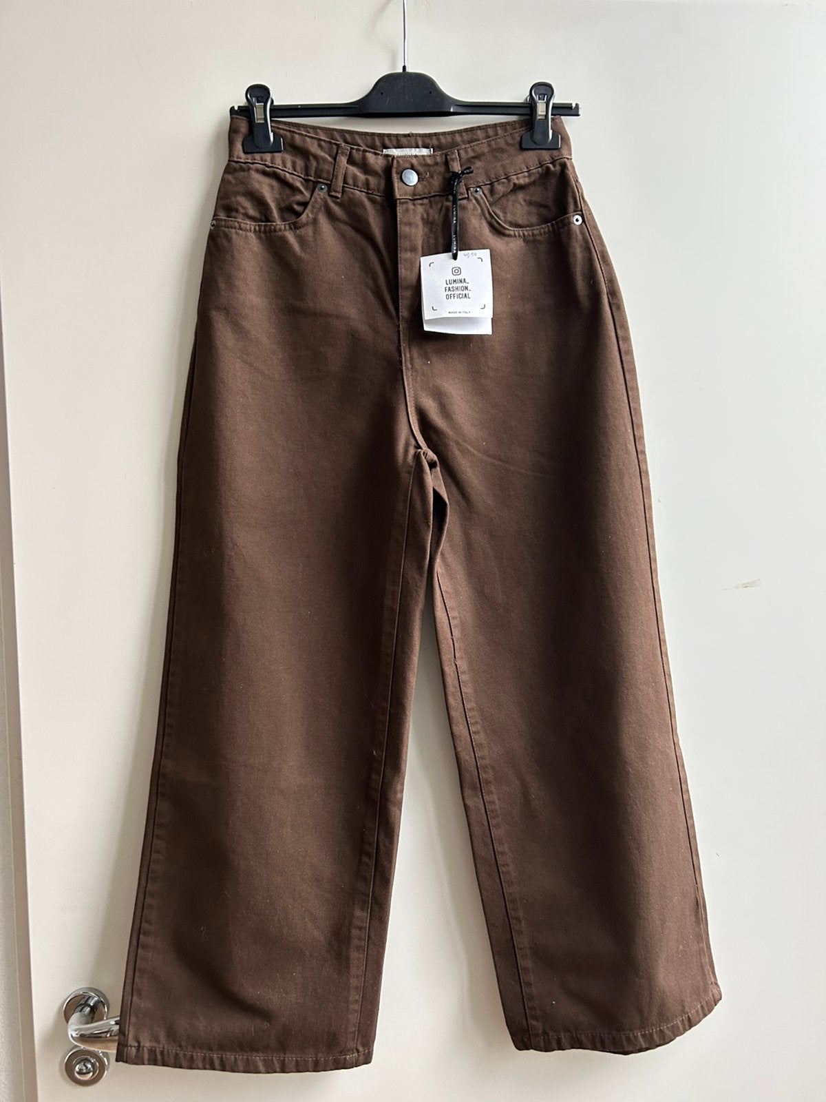 LUMINA crop jeans bruin mt S, Prato, Italie, Overige kleuren, -, Verzenden