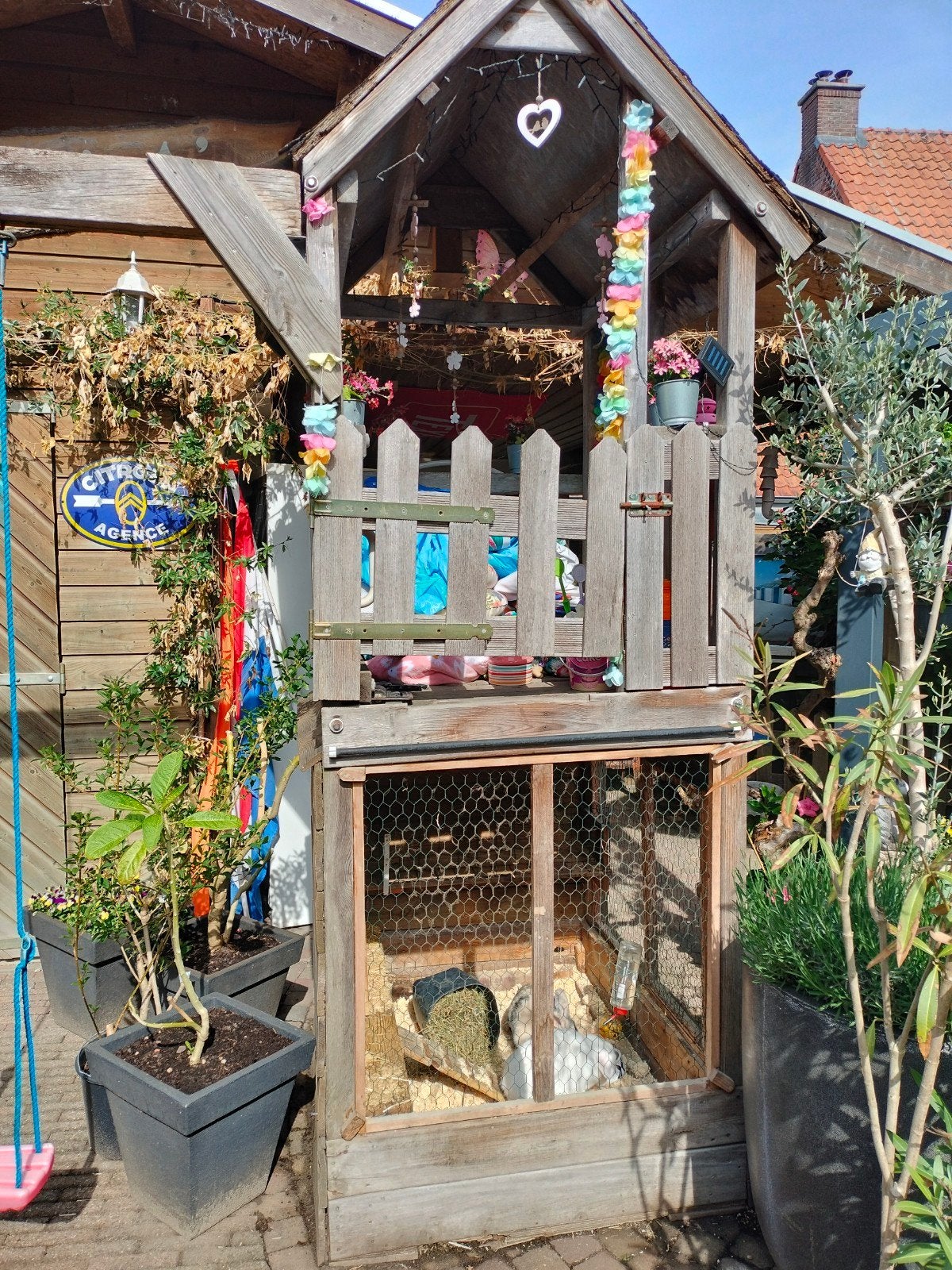 speelhuisje, Ophalen