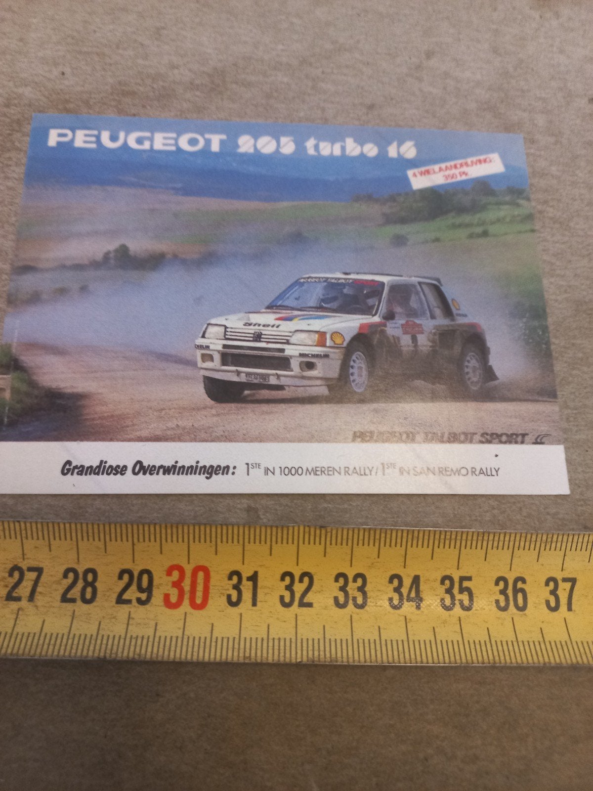 Peugeot 205 Turbo 16 Rallye, Ophalen of Verzenden, Zo goed als nieuw