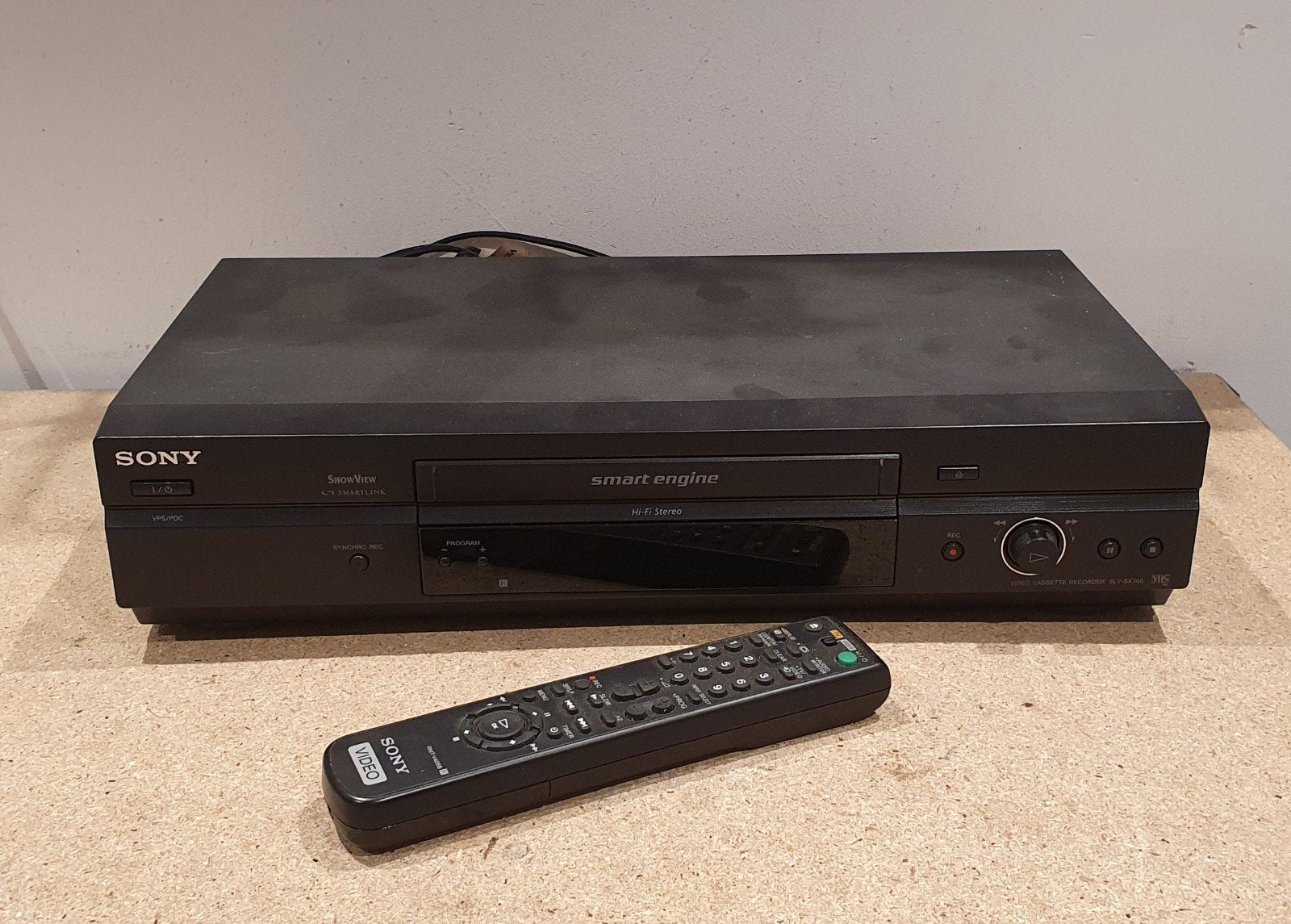 Sony SLV-SX740D VCR - Speelt goed, heeft onderhoud nodig, Ophalen of Verzenden, Gebruikt