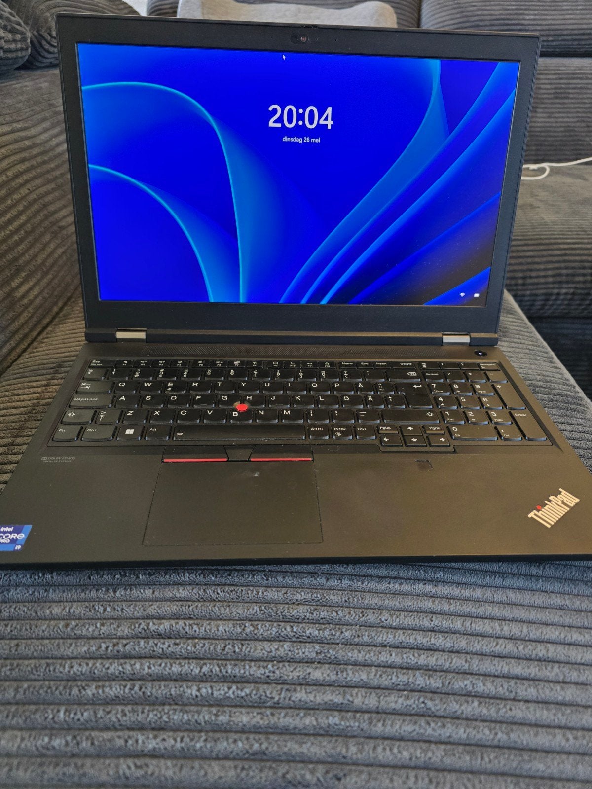 Lenova thinkpad T15G gen2 i9-11950H 32GB 512GB rtx 3080, Computers en Software, Windows Laptops, Ophalen, Met videokaart, Qwerty