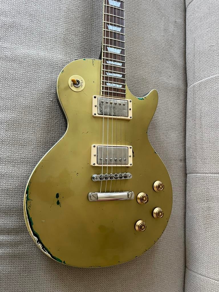 Tokai les paul goldtop heavy relic, Ophalen of Verzenden, Zo goed als nieuw, Foto of Kaart