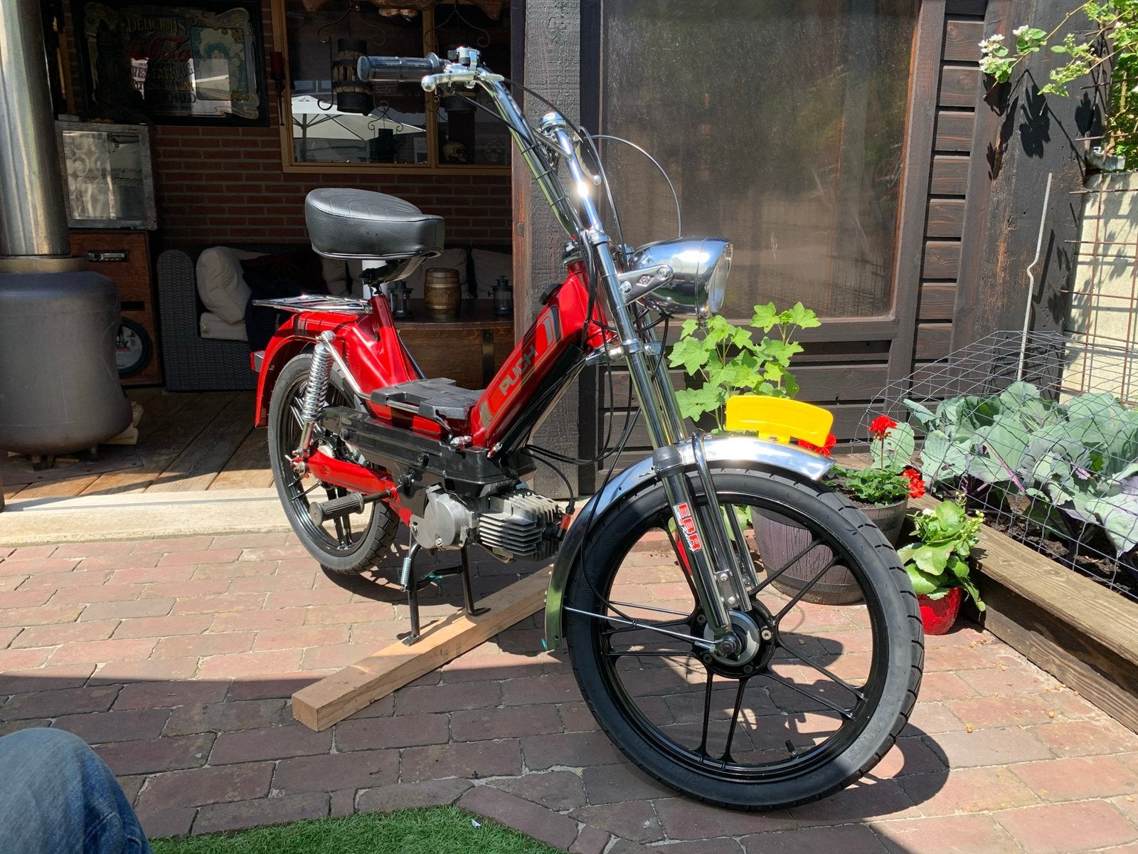Puch maxi S geel kenteken, Fietsen en Brommers, Ophalen, Zo goed als nieuw, Maxi