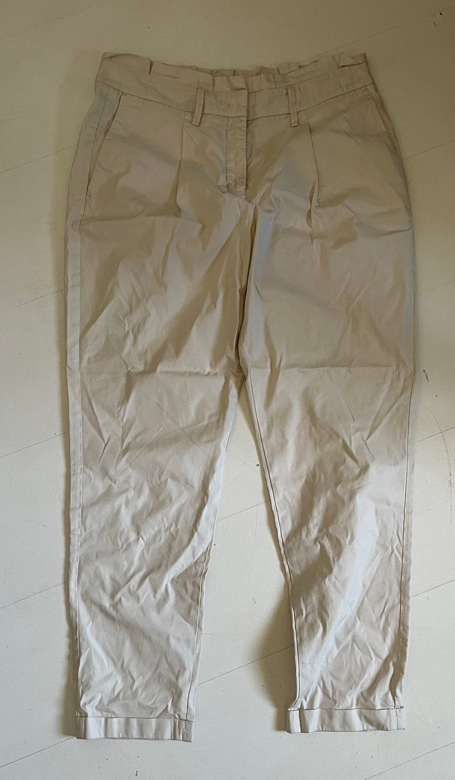 Opus. Broek. Gebroken wit. Maat 40, Maat 38/40 (M), Wit, Ophalen of Verzenden, Lang