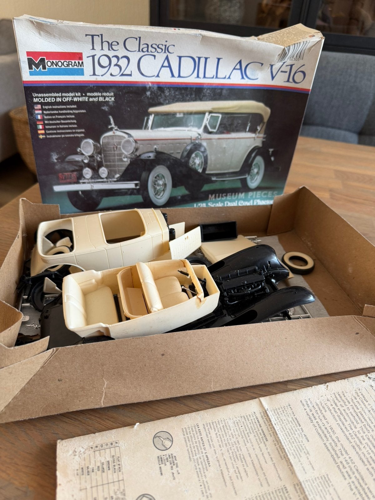 Bouwdoos Cadillac, Overige merken, Auto, Groter dan 1:32, Ophalen of Verzenden