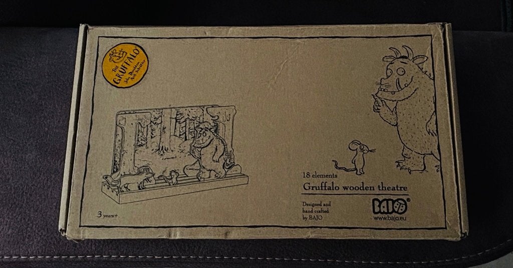Houten Gruffalo theater  Bajo 78830 wooden theatre, Kinderen en Baby's, Ophalen, Gebruikt, Overige typen