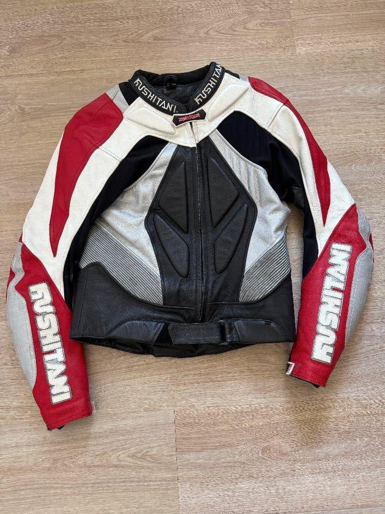 Leren Motorjack Kushitani maat 50, Motoren, Overige merken, Heren, Jas | leer, Ophalen of Verzenden