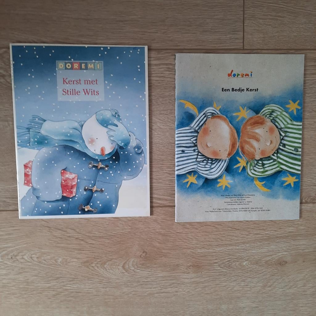 2x boek Doremi "Een bedje Kerst" en "Kerst met Stille Wits", Diversen, Kerst, Ophalen of Verzenden, Zo goed als nieuw