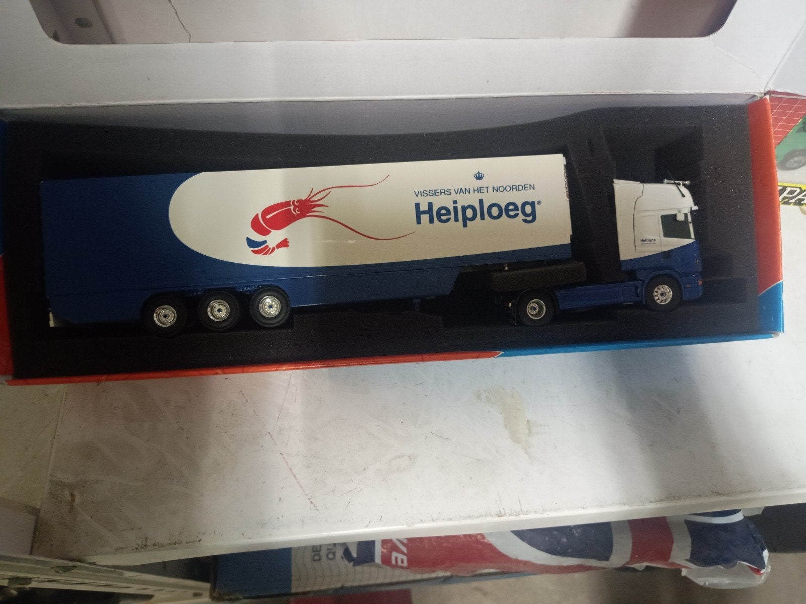 Tekno Scania Heiploeg Zoutkamp model met OVP, Ophalen of Verzenden