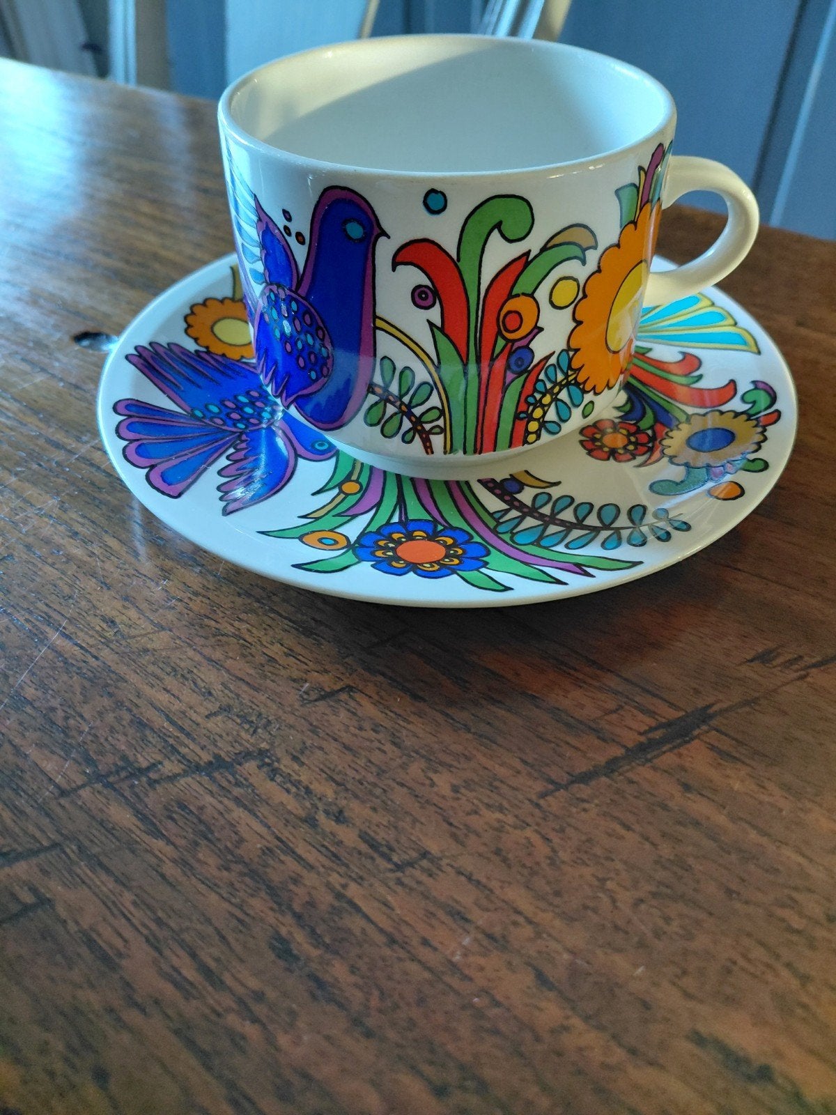 villeroy & Boch  kop en schotel, Ophalen of Verzenden, Zo goed als nieuw, Porselein, Kop en/of schotel