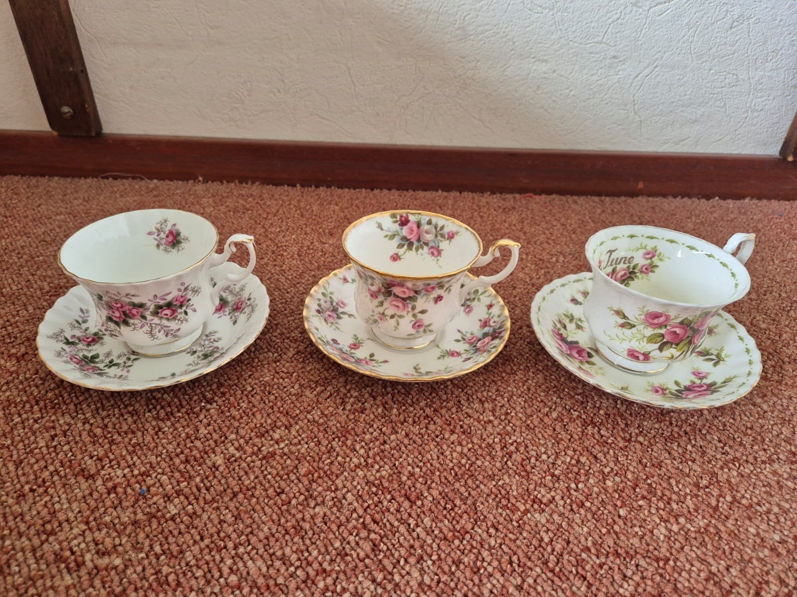 3 set Kop en Schotels merk Royal Albert, Ophalen of Verzenden