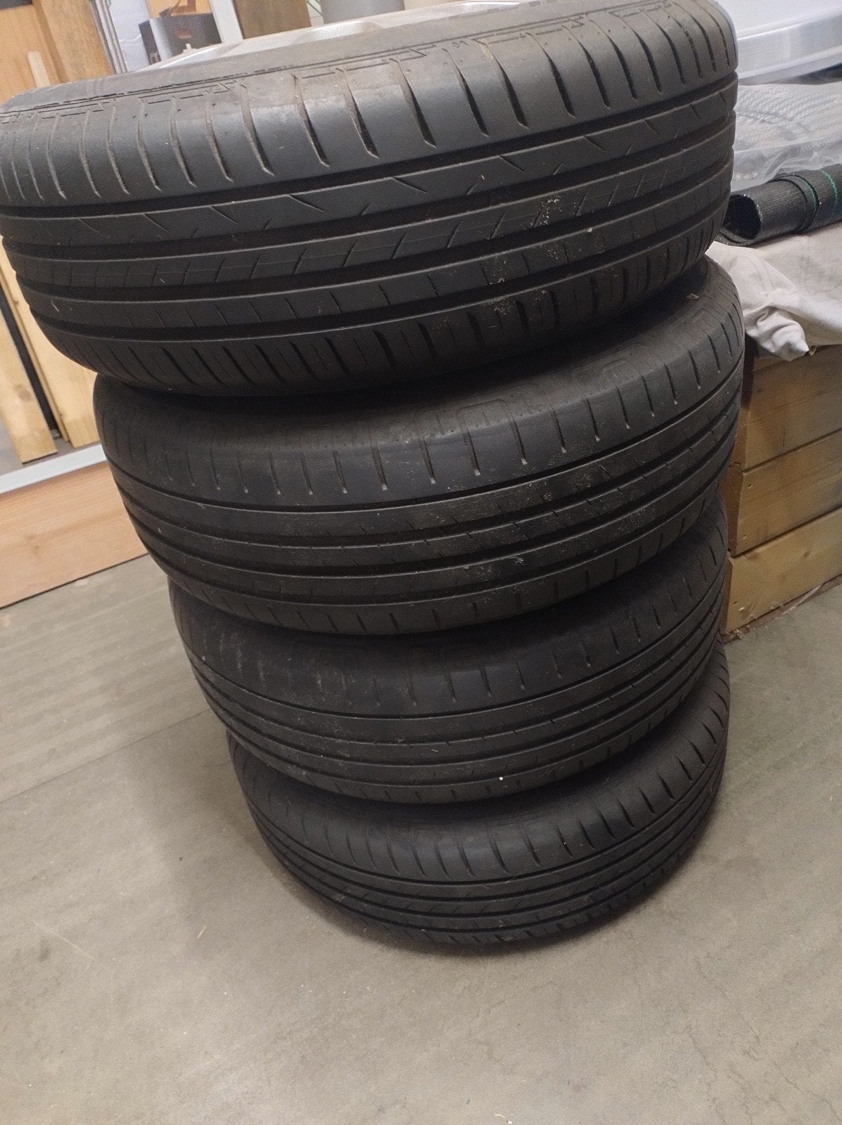 Opel 15 inch zomerbanden met velgen, Auto-onderdelen, Banden en Velgen, Ophalen, Gebruikt, 15 inch, Banden en Velgen