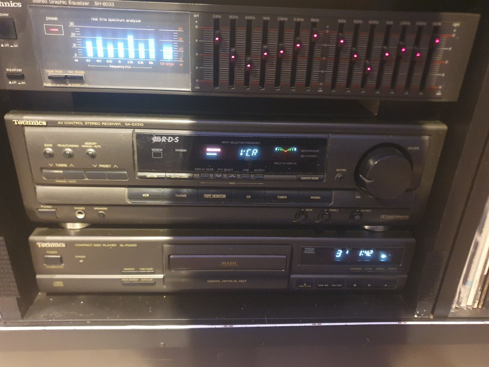 Technics set + boxen  en subwoofer, Ophalen