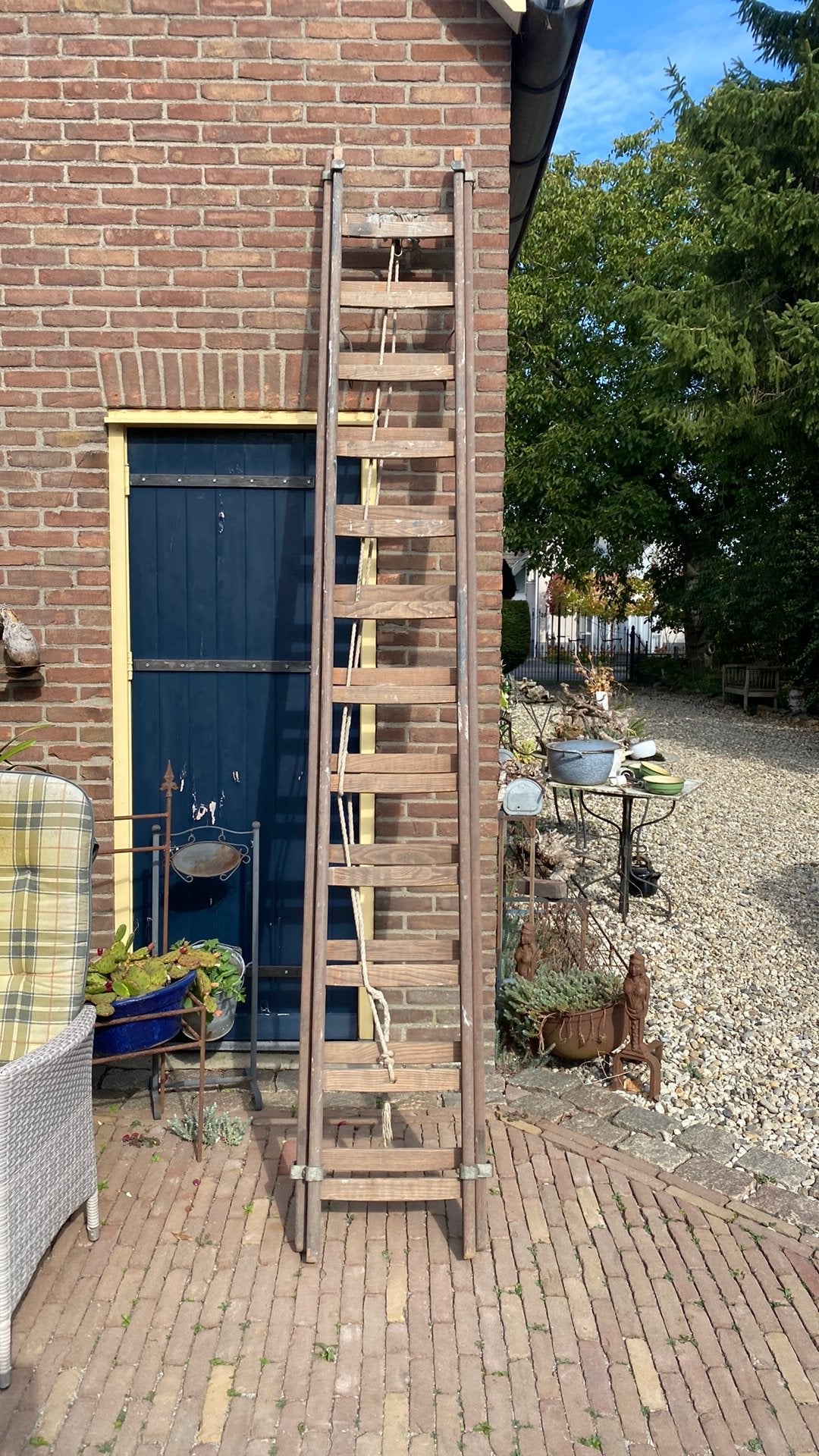 Ladder, Ophalen, Zo goed als nieuw, 4 meter of meer