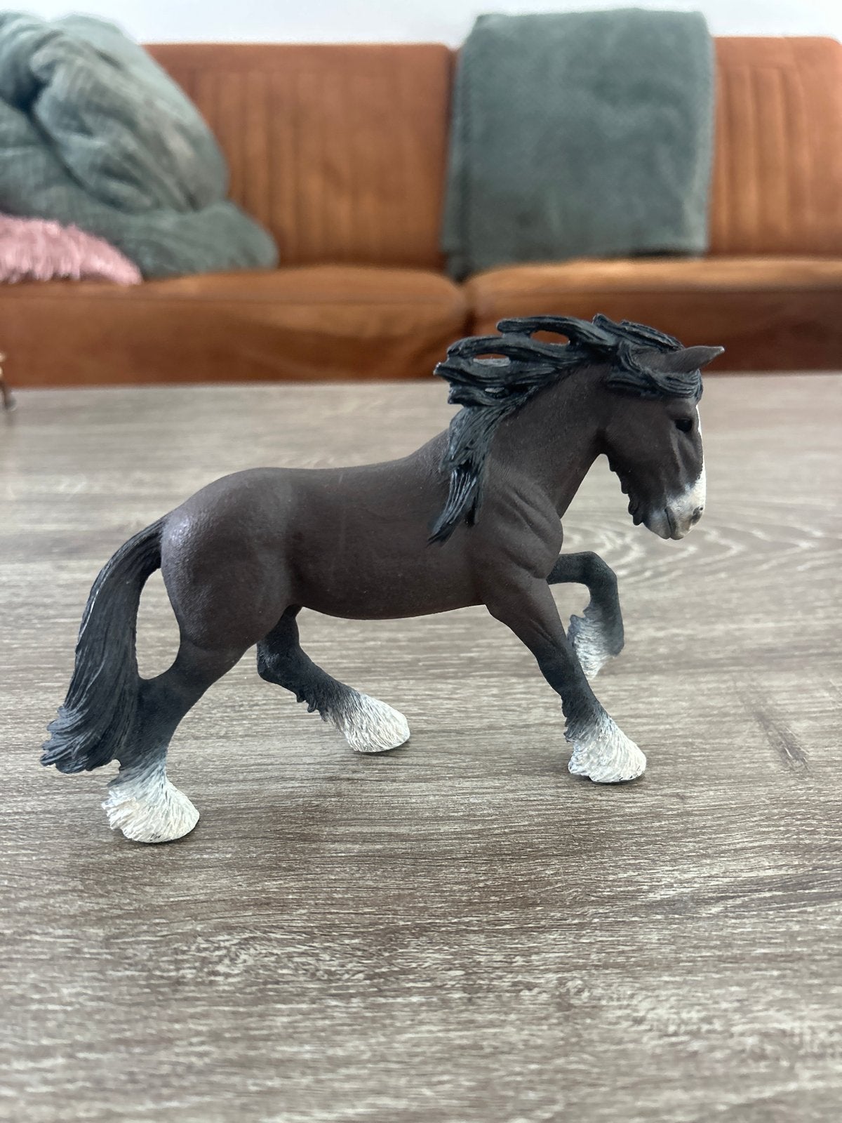 Schleich Shire Paard - Realistisch Speelfiguur, Ophalen of Verzenden, Zo goed als nieuw