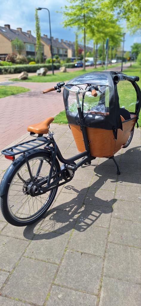 Babboe City Mountain elektrische bakfiets  incl 2de batterij, Fietsen en Brommers, Fietsen | Bakfietsen, Ophalen, Zo goed als nieuw