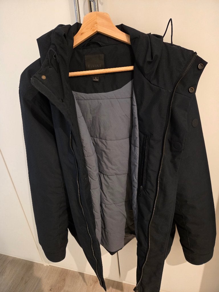 ELVINE WINTER HERENJAS L WATER EN WINDDICHT, Ophalen of Verzenden, Maat 52/54 (L), Zwart