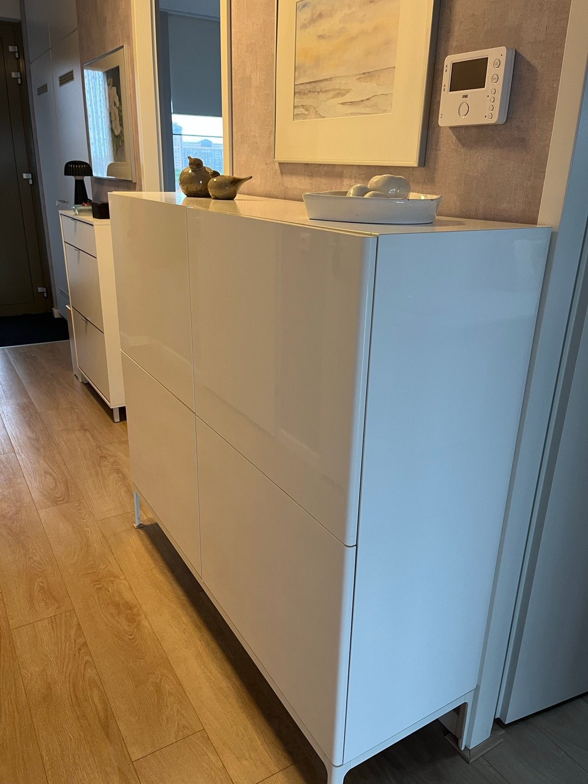 IKEA kast - hoogglans wit, Ophalen, Gebruikt