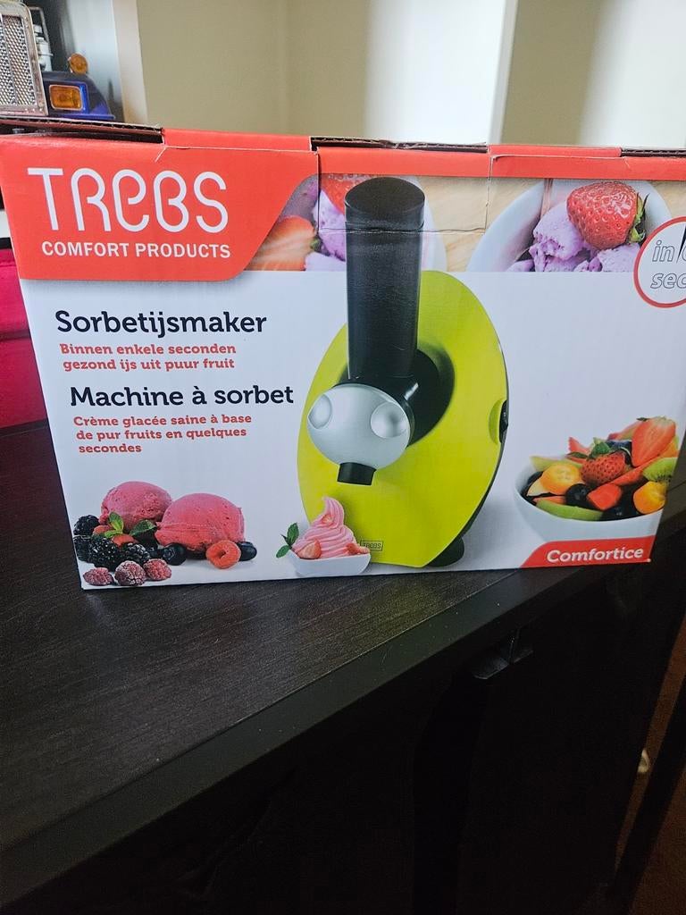 Trebs Sorbetijsmaker - Maak gezond ijs in seconden!, Ophalen of Verzenden