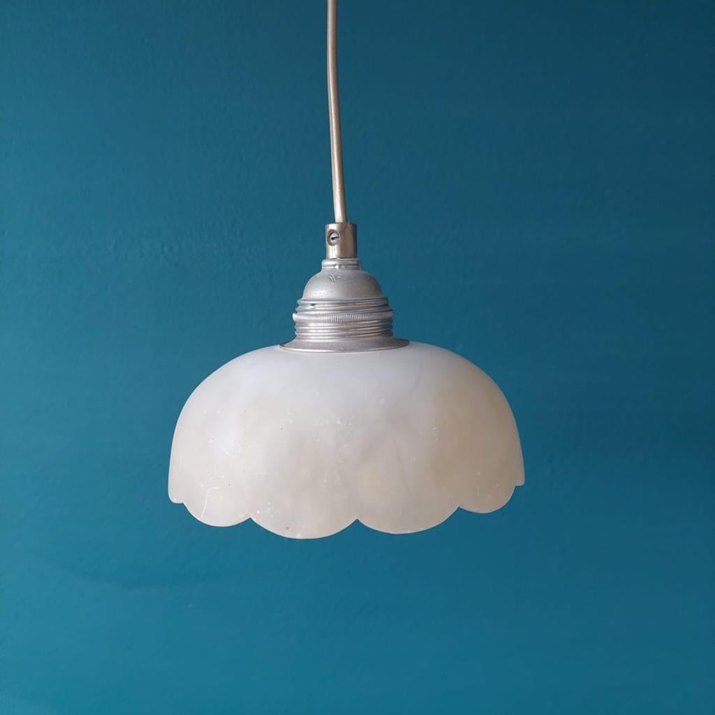 Albast lamp, Huis en Inrichting, Ophalen, Hout, Minder dan 50 cm