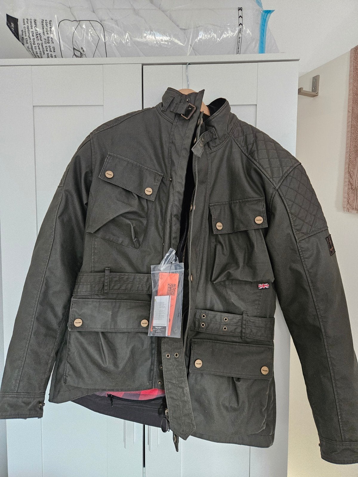 Triumph Beck 2 Wax Cotton Heritage Jas - Maat M - Nieuw, Kleding | Heren, Jassen | Zomer, Maat 48/50 (M), Nieuw, Ophalen of Verzenden