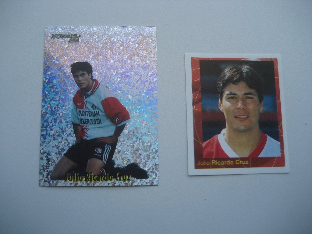 feyenoord plaatjes julio ricardo cruz, Ophalen of Verzenden, Zo goed als nieuw, Meerdere plaatjes